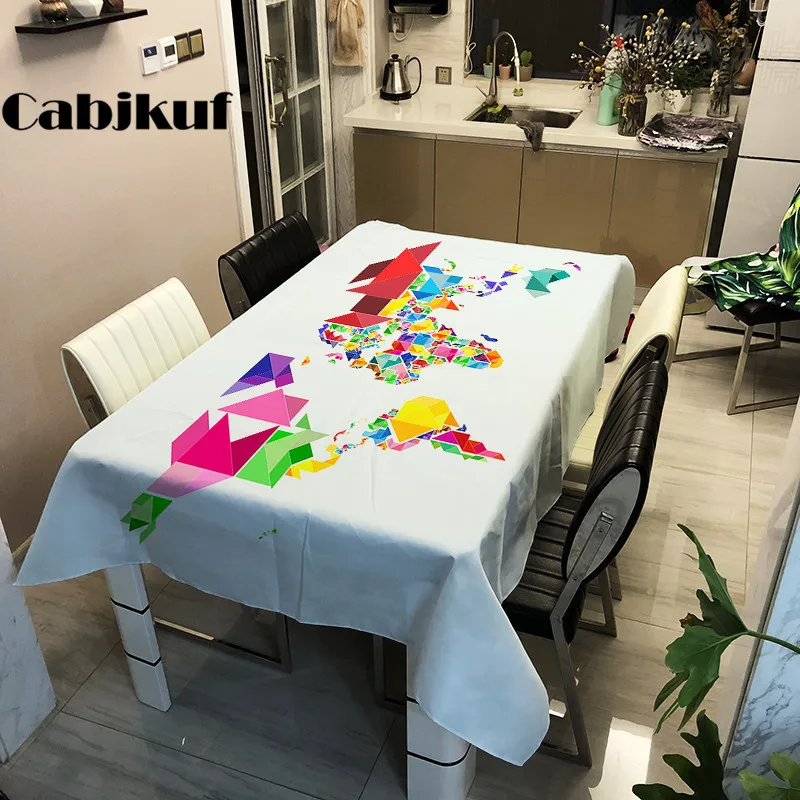 Все размеры, прямоугольная скатерть, круглая скатерть для свадебной вечеринки, банкета, отеля, столовой, украшение дома
