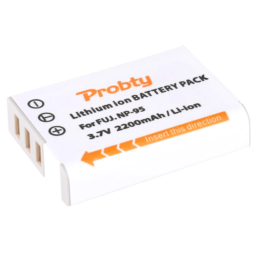 PROBTY 2 шт. NP 95 FNP95 Камера запасной литий ионный аккумулятор для FUJIFILM F30 F31 F30fd F31fd 3D W1