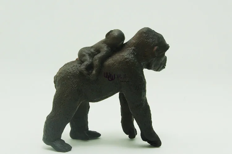 Горячие игрушки: 3 King Kong Silverback gorilla (средний размер) семейный пакет имитационная
