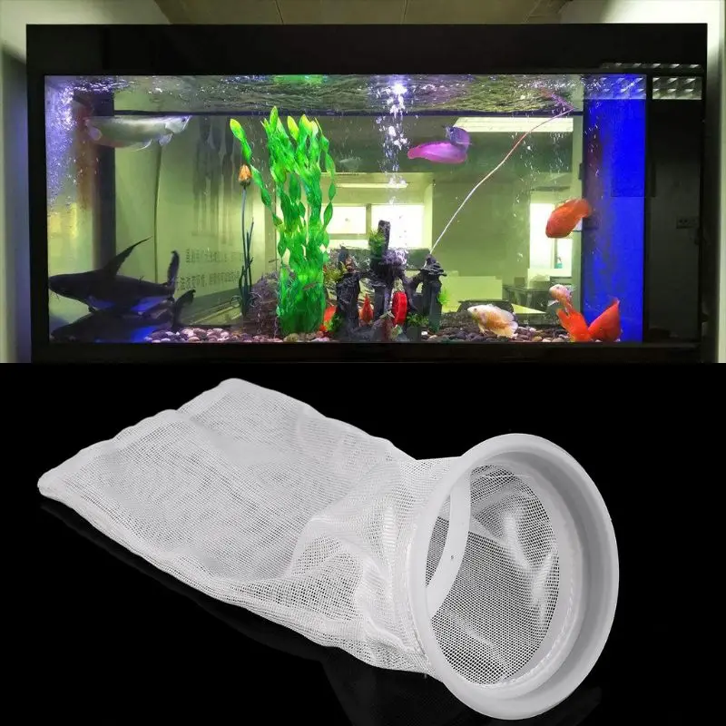 Фильтр для аквариума отстойник сетчатый мешок Сменный фильтр аксессуары