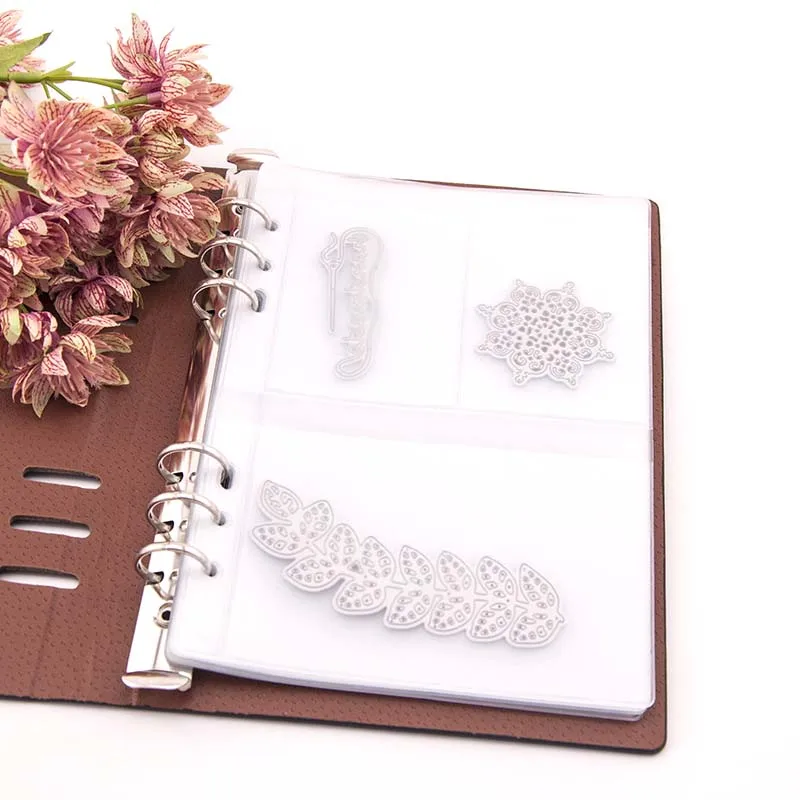 Коллекционная книга для хранения режущих штампов трафарет скрапбукинга обложки