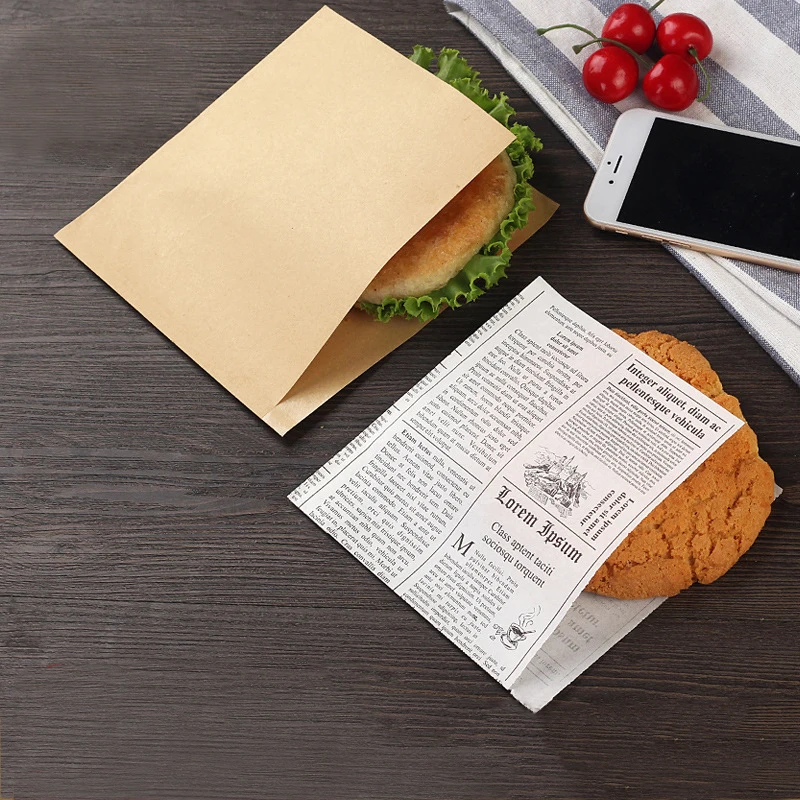 Пакет для упаковки из крафт бумаги полиэтиленовая пленка пищевых продуктов