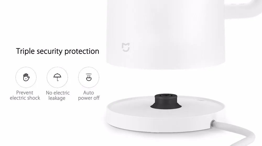 Xiaomi Mijia Smart постоянный температурный контроль, электрический чайник для воды 1.5L 12 часов термостат поддержка мобильного телефона приложение