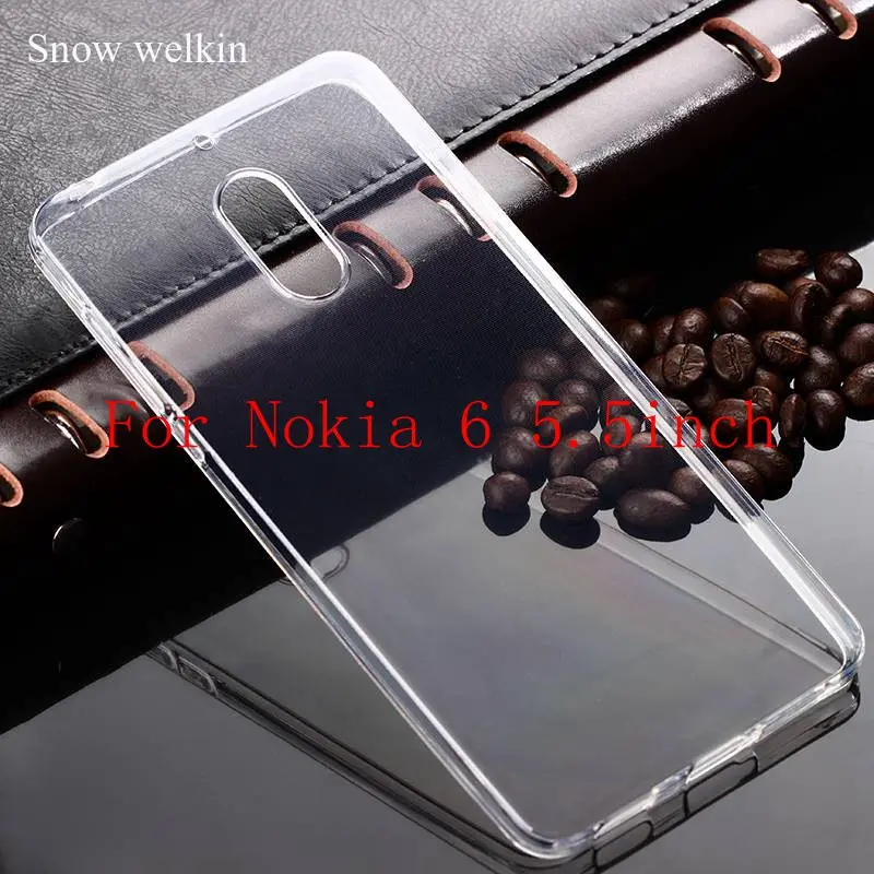 Snow Welkin прозрачный силиконовый мягкий ультра тонкий ТПУ чехол для телефона Nokia 2 3 5