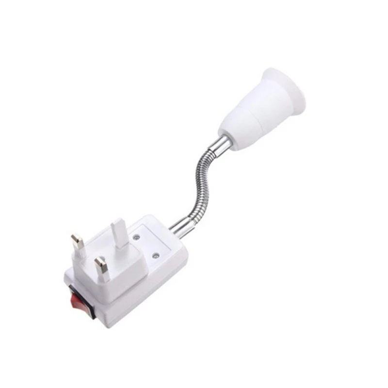 UK Plug-40cm Универсальный гибочный преобразователь для студийного освещения, светодиодный преобразователь лампочек, патрон для лампочки - Цвет: UK Plug-40cm