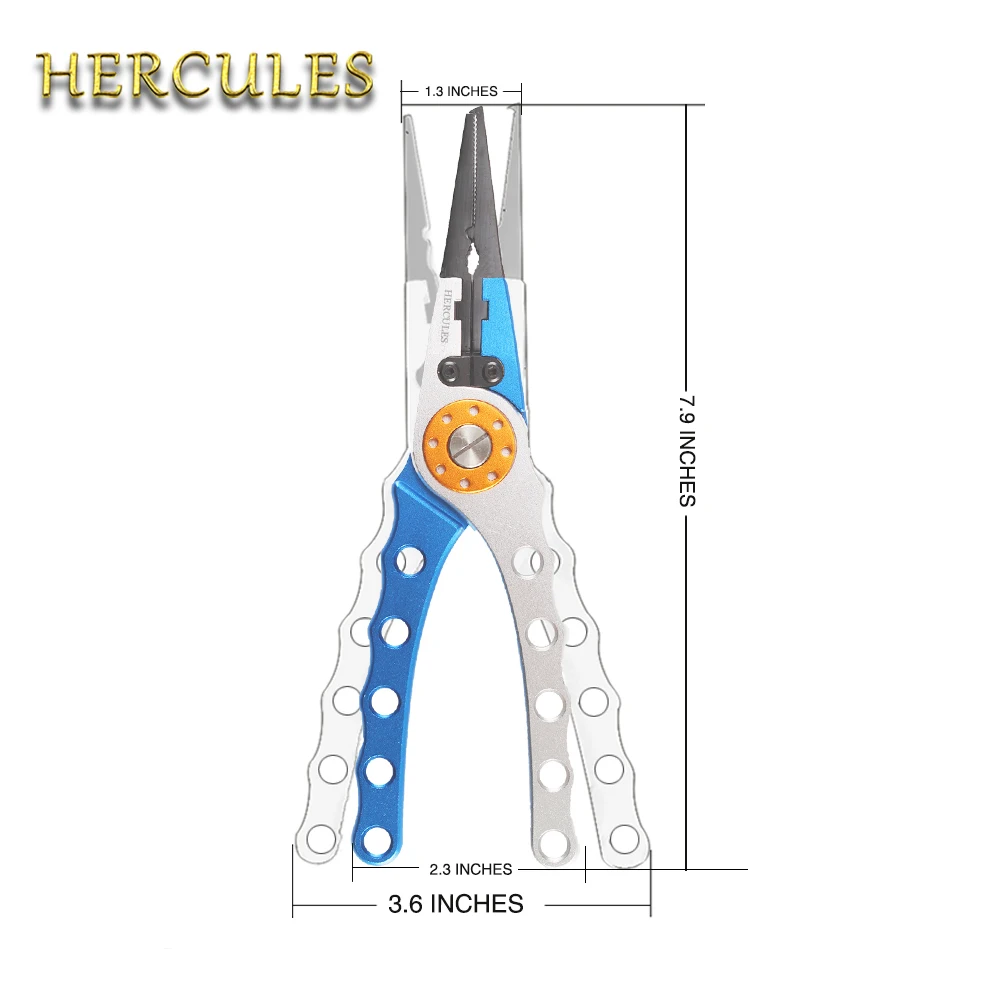 Hercules рыболовные плоскогубцы многофункциональные из нержавеющей алюминиевого