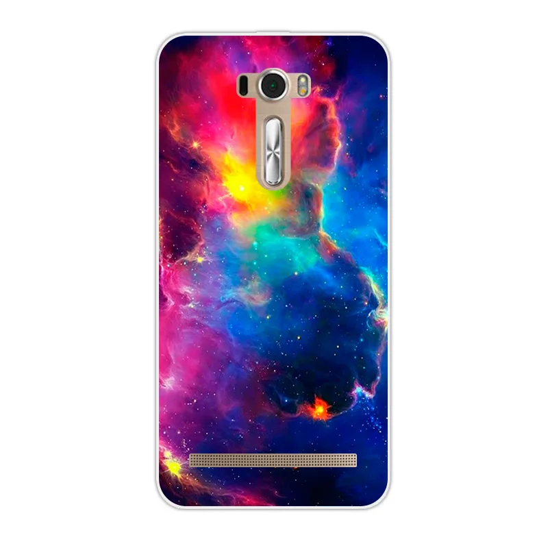 Мягкий прозрачный силиконовый чехол-накладка для Asus Zenfone 2 Laser ZE550KL ZE551KL 5,5 дюйма для телефона ASUS_Z00LD с бабочкой - Цвет: 06