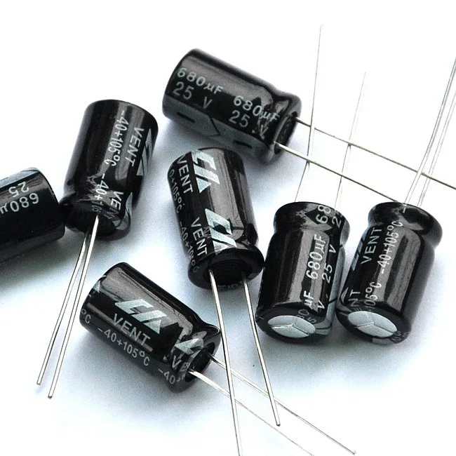 

( 25 pcs/lot ) 680uF 25V Aluminum Electrolytic Capacitor Radial.