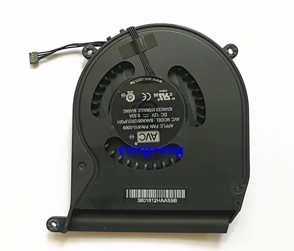 Вентилятор для процессора Apple Mac Mini A1347 EMC 2442 Mid 2011 MC270 MC438 MC815 MC816 кулер охлаждения 610