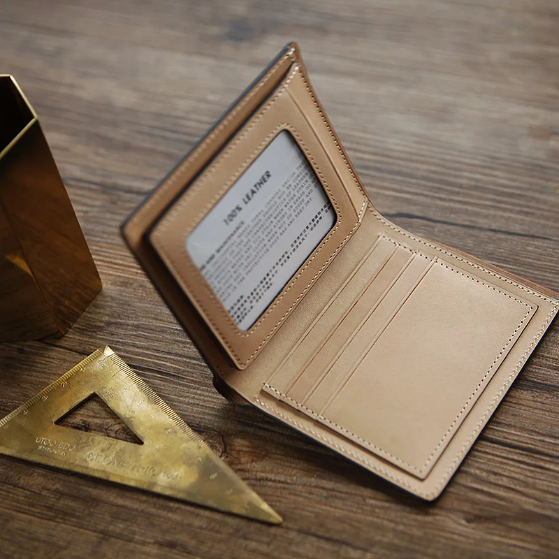 Мужские кожаные кошельки LANSPACE crup портмоне ручной работы от известного бренда |