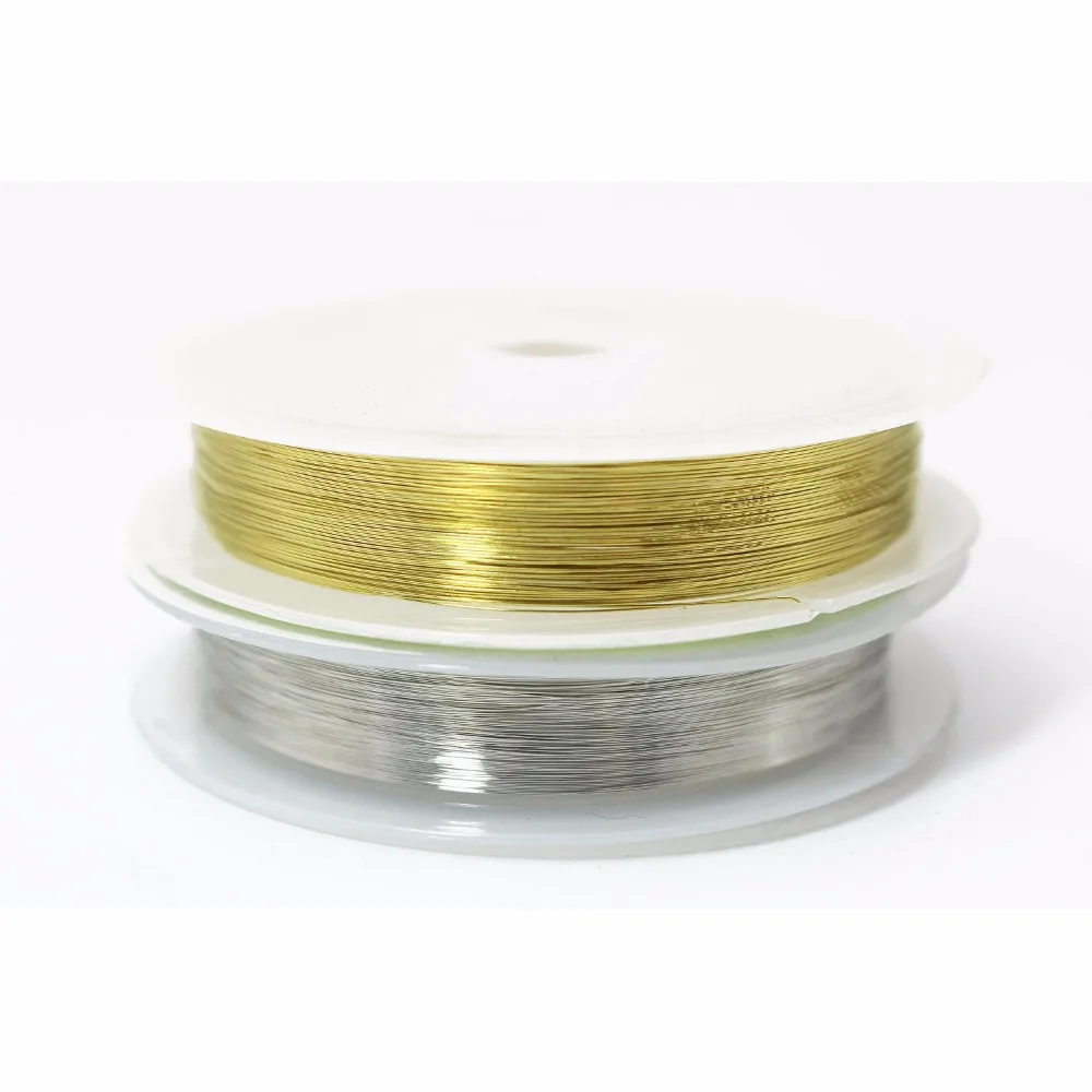 

Tigofly 2 pcs 0.1mm Super Thin Copper Wire Golden Silver Thread Nymph Fly Fishing Lure Ribbing Body Making Fly Tying Materials