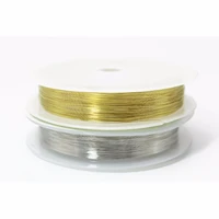 tigofly 2 pcs 0 1mm super thin copper wire golden silver thread nymph fly fishing lure ribbing body making fly tying materials