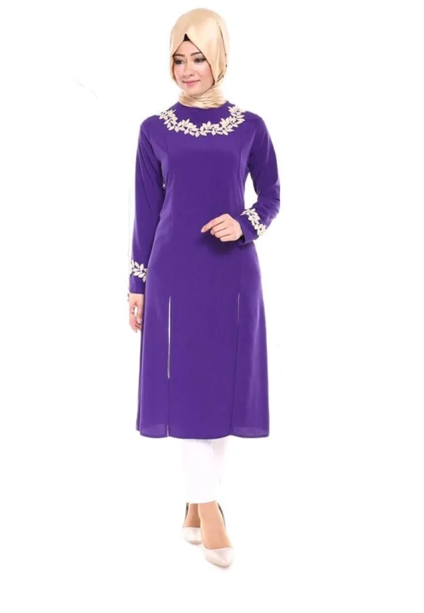 Женская рубашка с длинным рукавом большие размеры|long islamic blouse|long sleeve muslim blousemuslim long