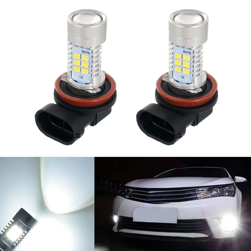 DOTAATDW 2x высокое Мощность H11 H8 2835SMD Cree чип диод лампочка светодиодное освещение