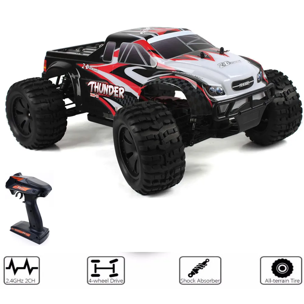 ZD гоночный 10427 S 1:10 2 Каналы гонки RC автомобили на широкую ногу грузовик RTR 4 ГГц 4WD
