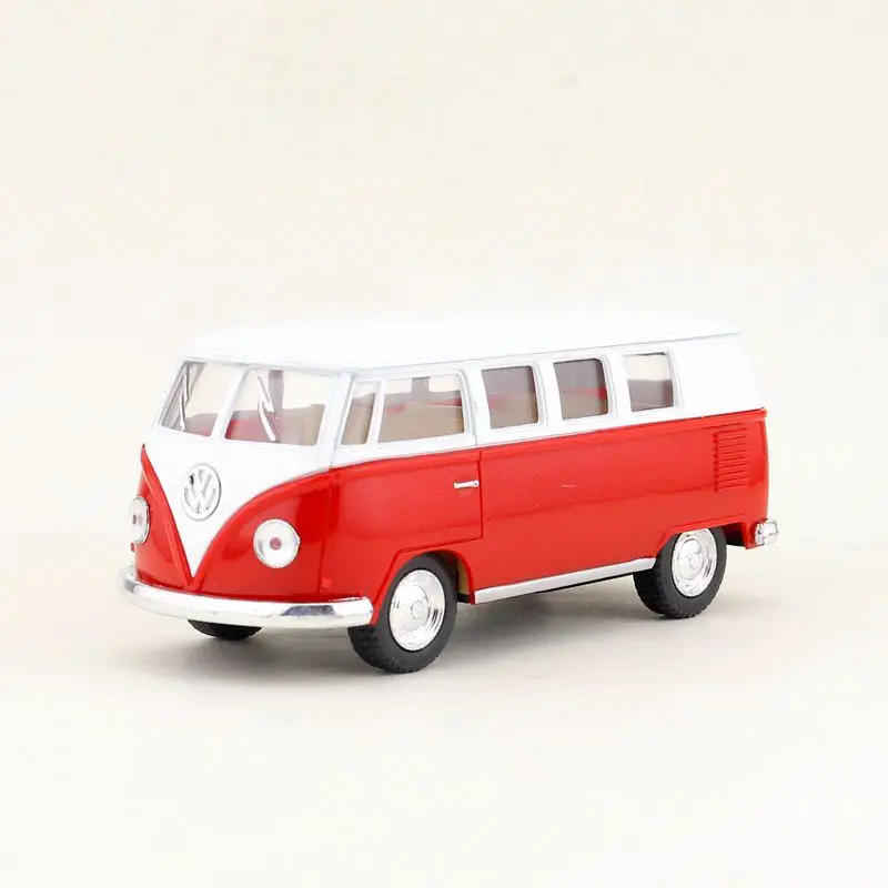 /KiNSMART игрушка/литая под давлением модель/1:32 Масштаб/1962 Volkswagen Классический автобус/автомобиль/Коллекция/подарок для детей - Цвет: Красный