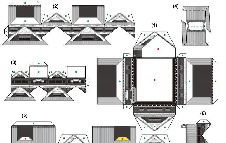 Япония Замок Кумамото архитектурная модель 3D бумажная модель космическая библиотечная Бумага Ремесло картонный дом для детей бумажные игрушки