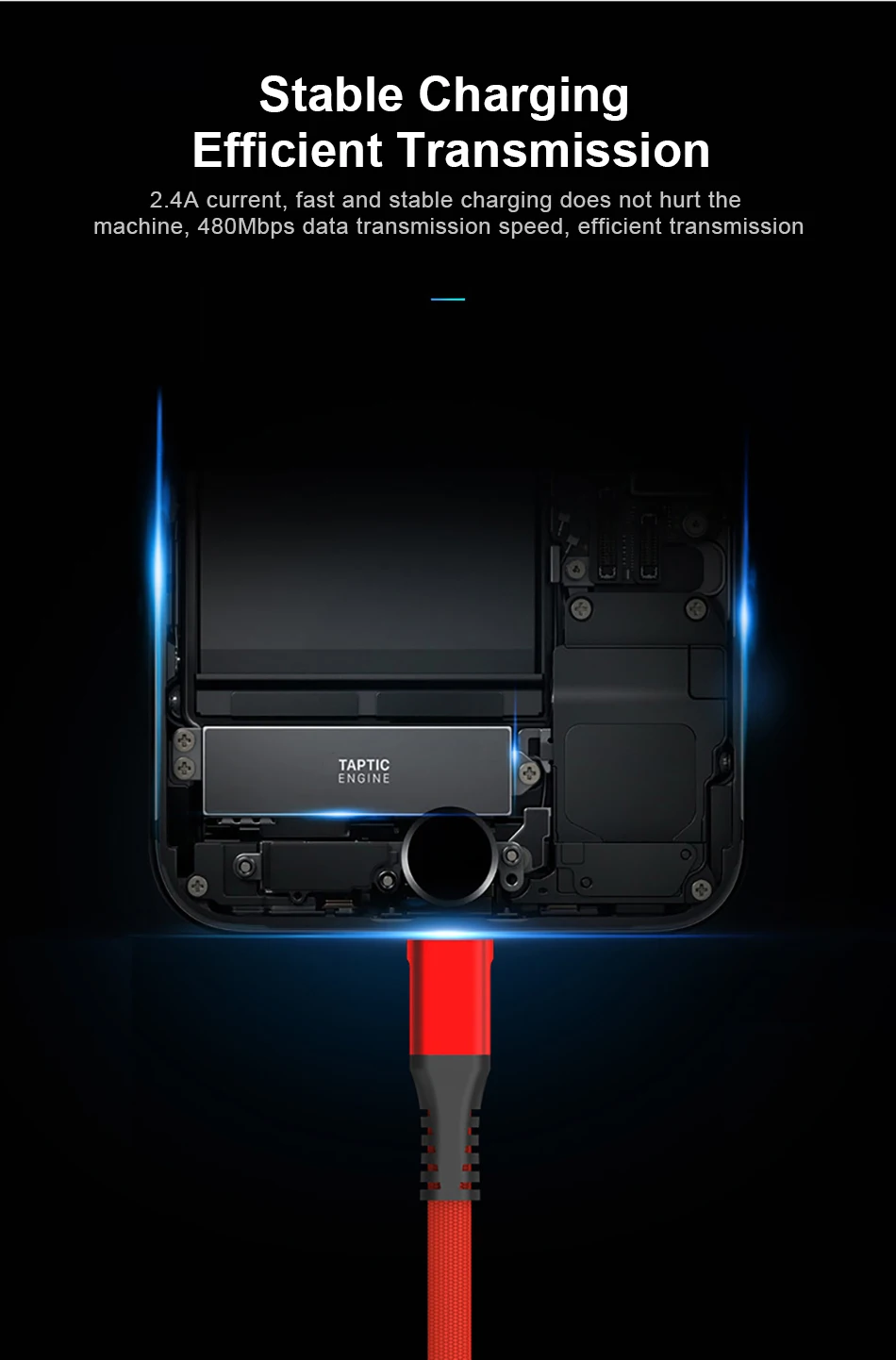 30 см портативный USB кабель Micro usb type C зарядное устройство 2.4A Зарядка для iPhone XS X XR 8 7 samsung S8 магнит Android телефонный кабель Шнур