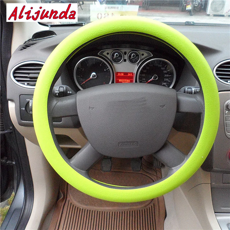 Alijunda автомобильный силиконовый чехол на руль для Kia Rio K2 K3 K5 K4 Cerato Soul Forte Sportage R SORENTO