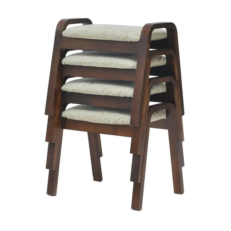 Домашний табурет из цельного дерева журнальный столик для гостиной стул модные