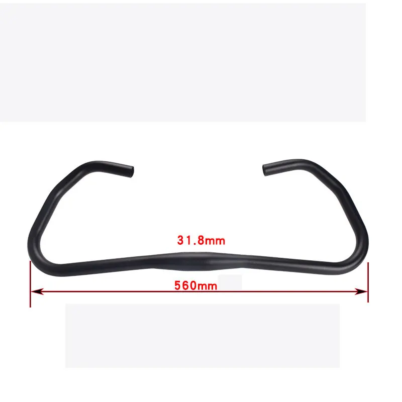 

Ultralight Racing Bicycle Bent Rest Handlebar Aluminum Alloy 25.4/31.8*560mm Road Bike Handlebar With Cover Bike Accessories