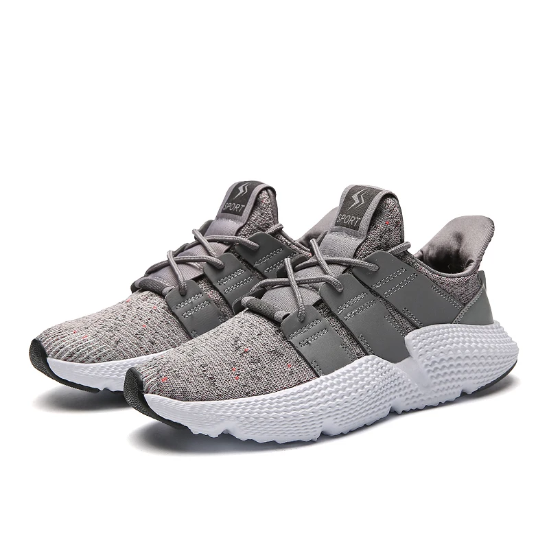 Plus Size 39-46 Casual Men Sneakers Platform Shoes Boost Mesh Krasovki Shoes High Top Trainers Walking Men Vulcanized Shoes