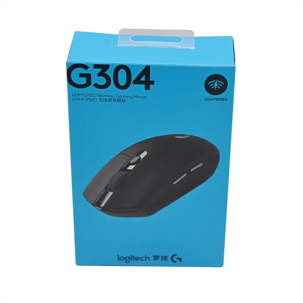 Бесплатная доставка logitech G304 игровой Мышь Беспроводной соединения 5AA Батарея
