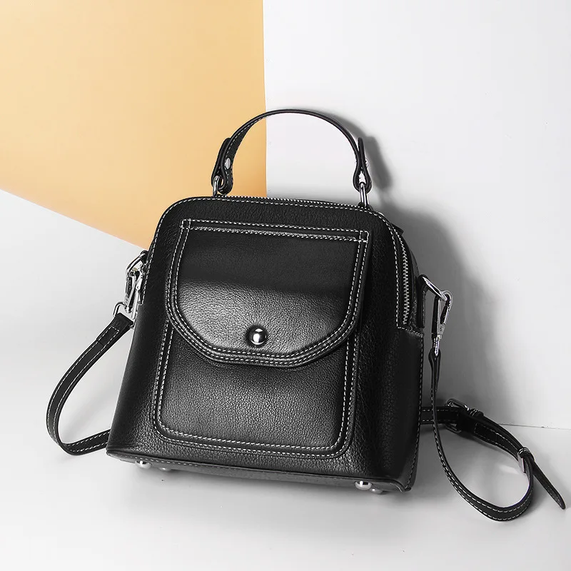 Женская сумка ZENCY из 2019 телячьей кожи натуральная кожа модный первый слой коровья