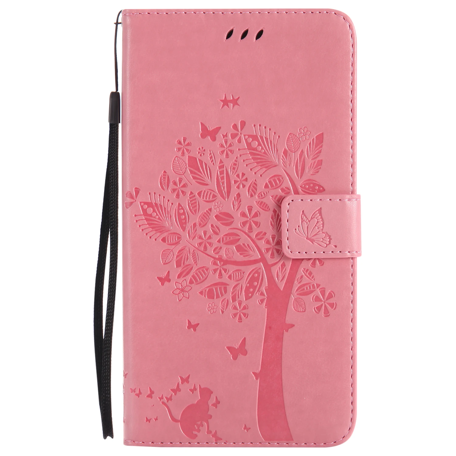 Pink Чехол для samsung Galaxy J2 SM J200 J200H J200M J200Y бумажник флип телефон кожаный чехол SM-J200H SM-J200M J200H/DS сумка - Цвет: Pink