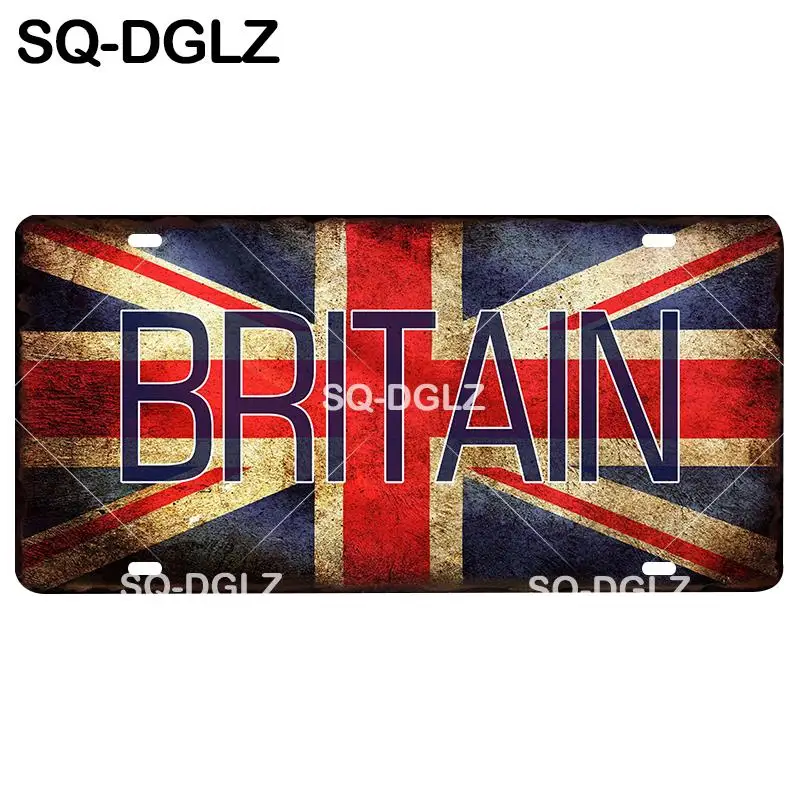[SQ-DGLZ] Китай/Новая Зеландия/Финляндия/Индонезия/Швейцария/Великобритания/Нидерланды/Норвегия Национальный флаг металлический знак Настенный декор таблички - Цвет: 0540