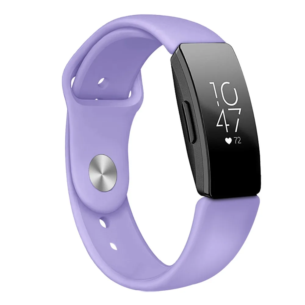 Силиконовый ремешок для наручных часов Fitbit Inspire/Inspire HR Смарт часы Браслет замена