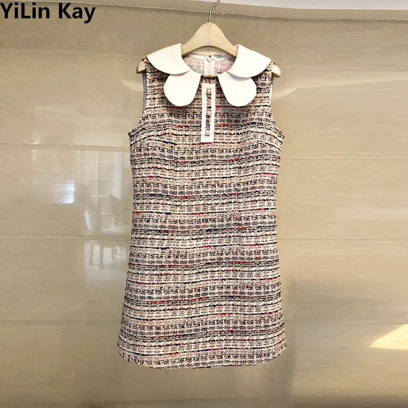 YiLin Kay высококачественное модное дизайнерское подиумное платье 2019 осенние
