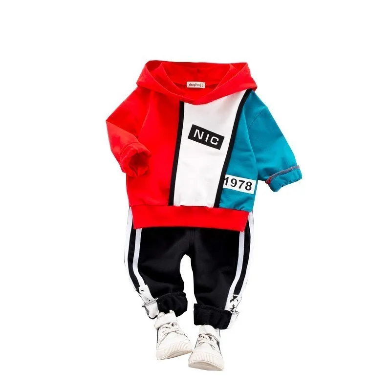 Весенне осенние детские лоскутные костюмы для маленьких мальчиков и девочек