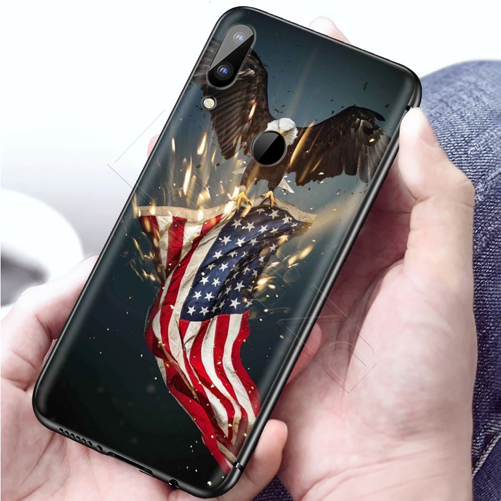 Чехол Lavaza с американским Орлом и флагом США для Xiaomi Mi 9 Pro 8 6 A1 A2 Pocophone F1 Lite Max 3 10 Redmi K30