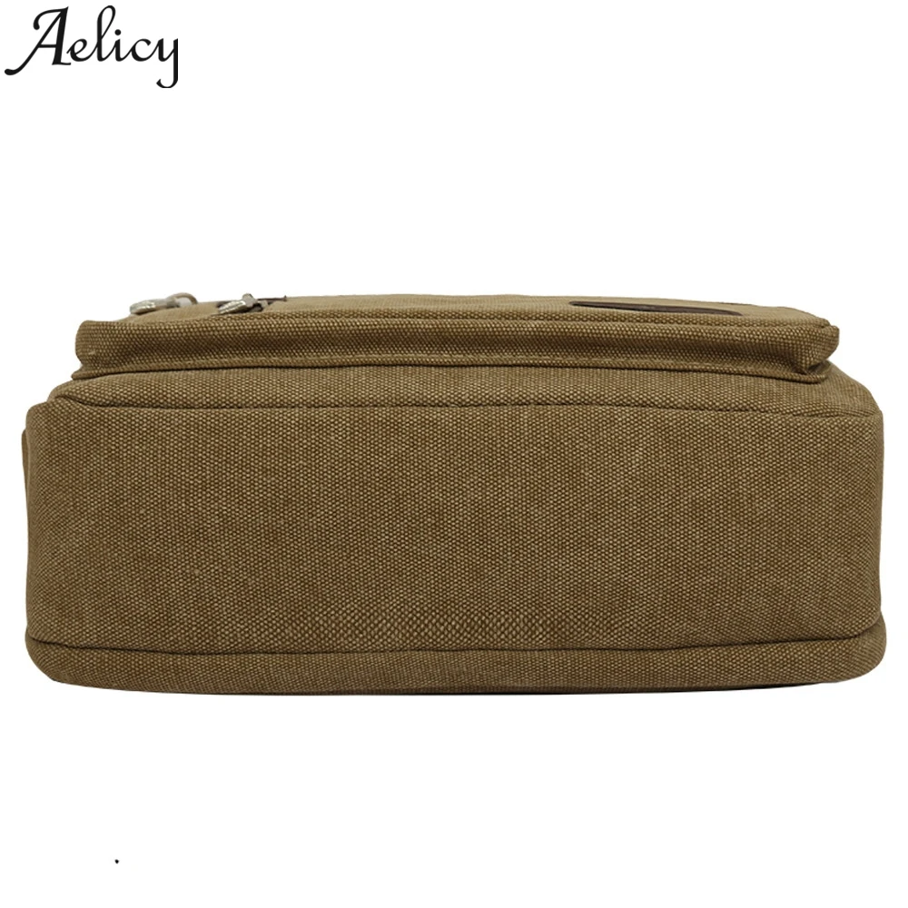 Aelicy, Хит, модная женская мужская сумка, винтажная, деловая, холщовая, через плечо, сумки через плечо, женские сумки-мессенджеры, сумка на молнии