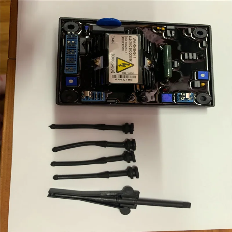Blue with parts Синий Автоматический регулятор напряжения AVR SX460 Для генератора 12972 стабилизатор мощности некоторые части из Германии - Цвет: Blue with parts