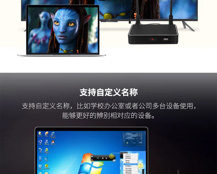 AV+ HDMI+ VGA+ RJ45 2,4G и 5G беспроводной экранный зеркальный адаптер USB 1080P HDMI видео медиаплеер Wifi Дисплей приемник
