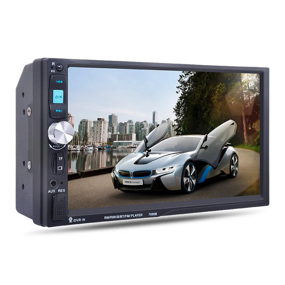 2 Din 7 ''автомобильный Радио плеер аудио стерео Bluetooth MP3 MP5 FM AUX несколько языков