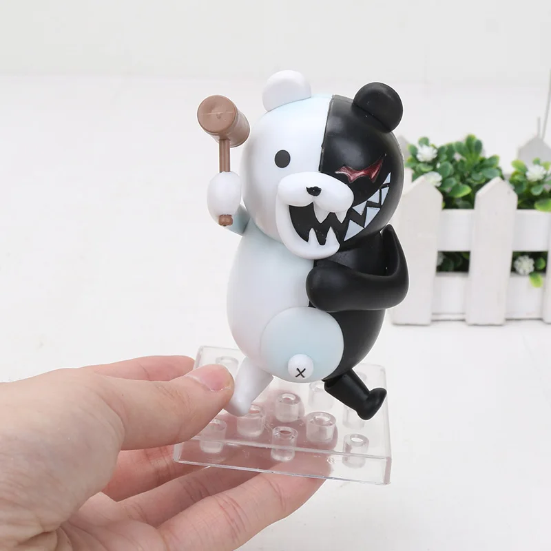 Dangan Ronpa Super Danganronpa 2 фигурка Nendoroid 313 Monokuma черно-белый медведь куклы экшн-фигурка рождественские игрушки подарок 10 см
