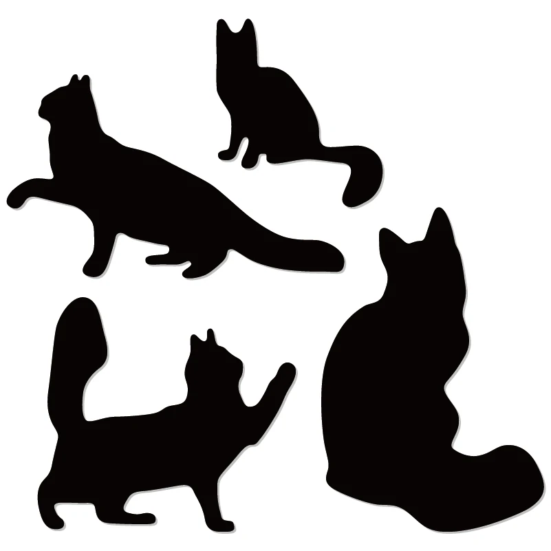 Estel Fog Cat животные металлические режущие трафареты для скрапбукинга карты