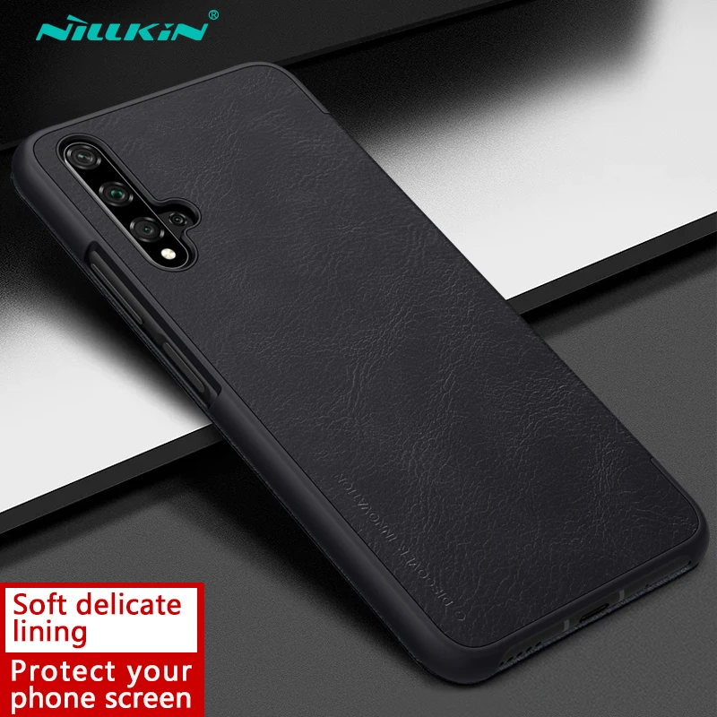 Honor20 чехол для huawei Honor 20 чехол NILLKIN Qin Бизнес Флип кожаный чехол слот для карт задняя крышка для huawei Honor 20 чехол для телефона