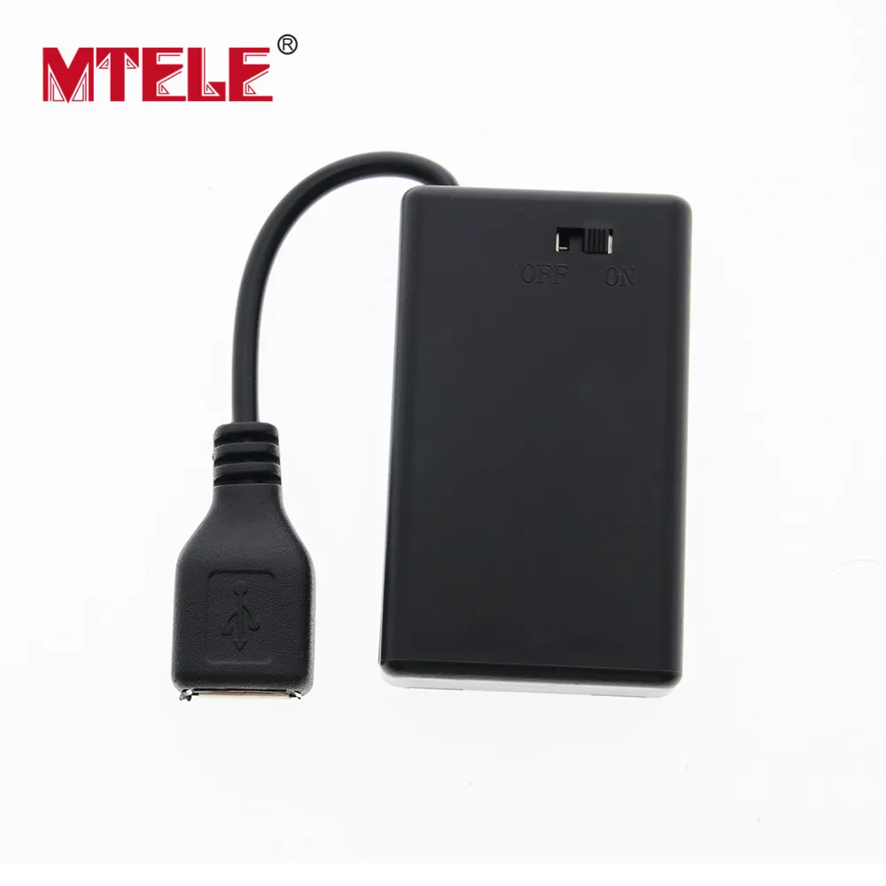 MTELE Высокое качество 7 USB розетки небольшой Разветвитель переключатель и батарейный блок с Usb портом для Светодиодный светильник Up Kit модель здания