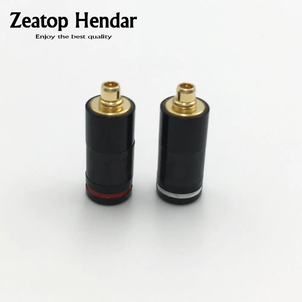 10 пар Позолоченный разъем для наушников DIY HiFi Shure SE535 SE846 UE900 из углеродного волокна