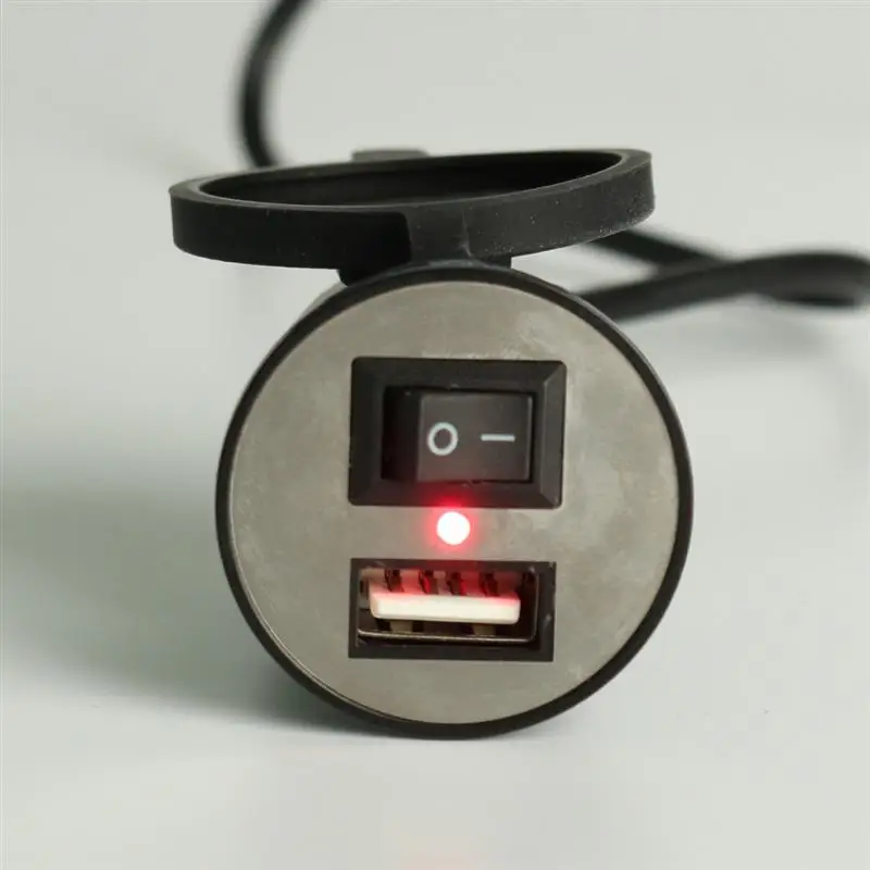 12 V Водонепроницаемый мотоцикл электрический велосипед USB Зарядное устройство