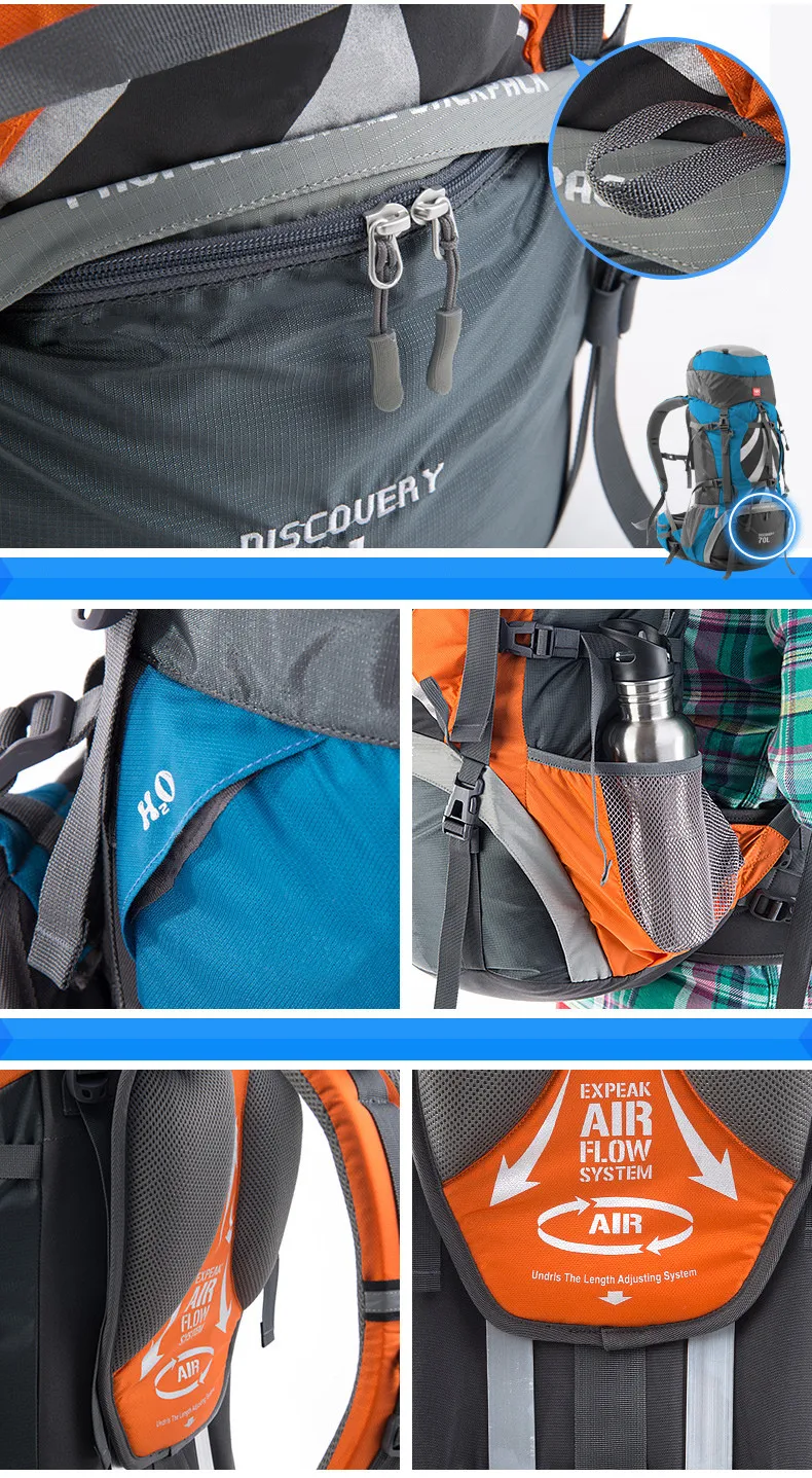 NatureHike Фабрика магазин 70+ 5L открытый альпинистские спортивные рюкзаки профессиональный альпинизм Водонепроницаемые рюкзаки