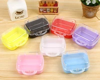 acrylic clear mini rolling travel suitcase favor boxes souvenirs giveaways candy boxes party table deco gift