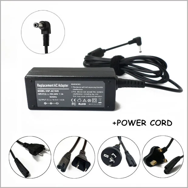 

Laptop AC Adapter Charger For Netbook Sony Vaio Duo 11 13 Series 10.5V 4.3A SVD13225PXB SVD13225PXW SVD13225CLB SVD13225CLW