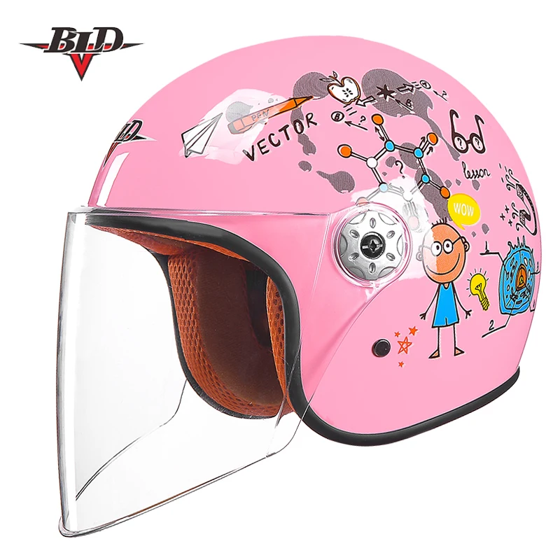 Защитный зимний синий мотоциклетный шлем с человеком пауком для детей подарки на