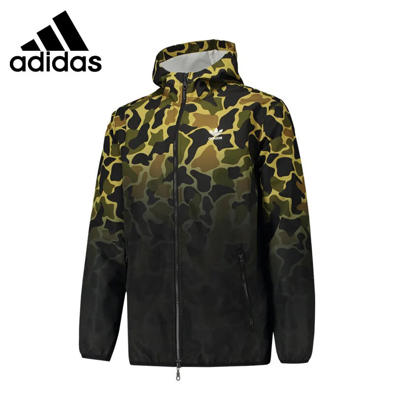 Оригинальный Новое поступление 2018 Adidas Originals Camo WB мужская куртка с капюшоном