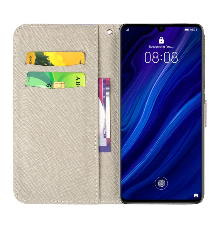 Флип-чехол для Etui Hawei P30 Pro mate 20 X Lite Nova 3i 4 Y5 Y6 Y9 7A флип-кожаный бумажник чехол для телефона Обложка книги Couqe